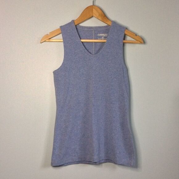 Ellen Tracy Blue Tunic/Tank - Picture 13 of 15